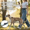 QQPETS Adjustable Slip Lead Dog Leash, Hands Free Waist Leash