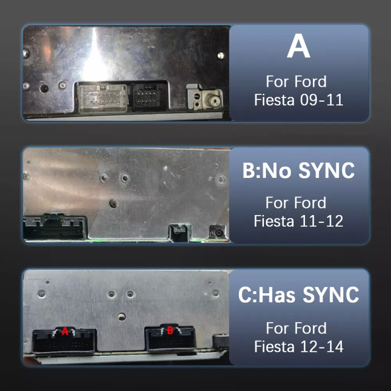 LeeKooLuu Apple Carplay For Ford Fiesta 2009-2014 Car Stereo Radio