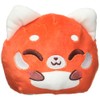 TeeTurtle Panda & Red Panda Reversible Plushie 4"