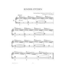Kinder-Etüden op. 37: für Klavier (Edition Peters)