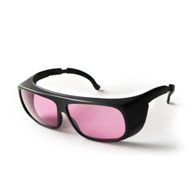 FONLAND Laser Safety Glasses OD4+ 190-380nm & 750-860nm, 808nm, 830nm, UV and Near Infrared Light Laser Safety Glasses Laser Glasses with Case