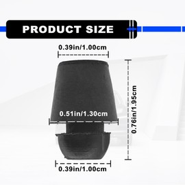 10PCS Car Door Bumper Guards Door Shock Absorber, Universal Absorber Pads/Bumpers, Rubber Car Door Slam Stopper for Front/Rear Door, Universal Car Accessories for Car Door Guard from Shock(Black)