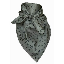 Wyoming Traders Cowboy Brands 100% Silk Scarf XL 42" Bandana (Sage)