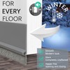 2 Pack Under Door Draft Stoppers with Brush, Door Soundproofing