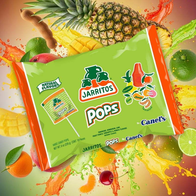 Jarritos Lollipops – 2 Pack Bottle-Shaped Mexican Hard Candy with