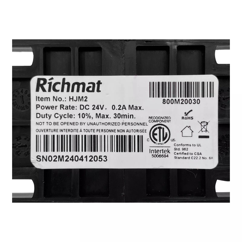 Richmat Adjustable Bed Richmat Massage Motor Model HJM2 Replacement for