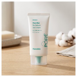 Hanskin Pore Blur No-Sebum Sun Cream 50ml (SPF50+) 2 units I agree to the use of personal information / 한스킨 모공블러 노세범 선크림 50ml(SPF50+) 2개 개인정보 활용에 동의합니다