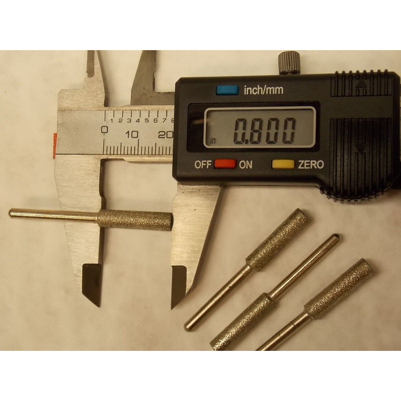Custom MFG 13/64" Chainsaw Sharpener Bits, (Pack of 4) Rotary