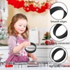 8PCS Crumpet Rings, Stainless Steel Fried Egg Ring Black Tart
