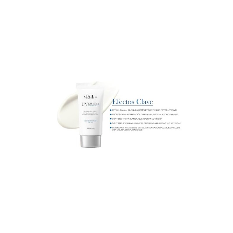 D’ALBA Waterfull Essence Sunscreen SPF 50+ 50 ml – Protector