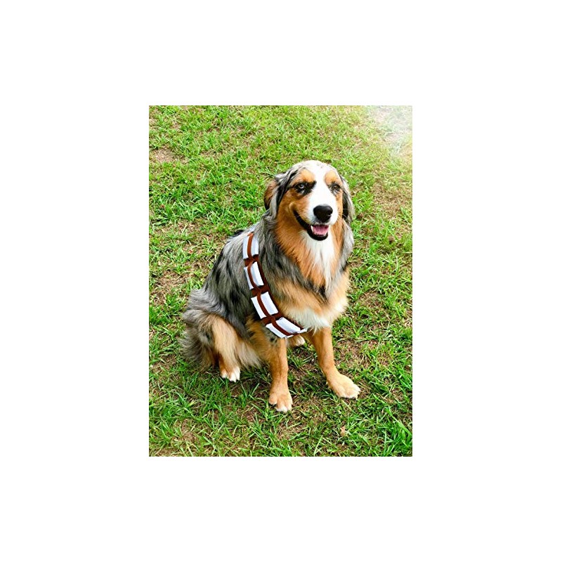 ComfyCamper Peludo Star Warrior - Disfraz de perro con cinturón