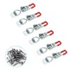 6 Pack Adjustable Toggle Clamp 4001,Adjustable Latch, Trailer Toggle Overcentre