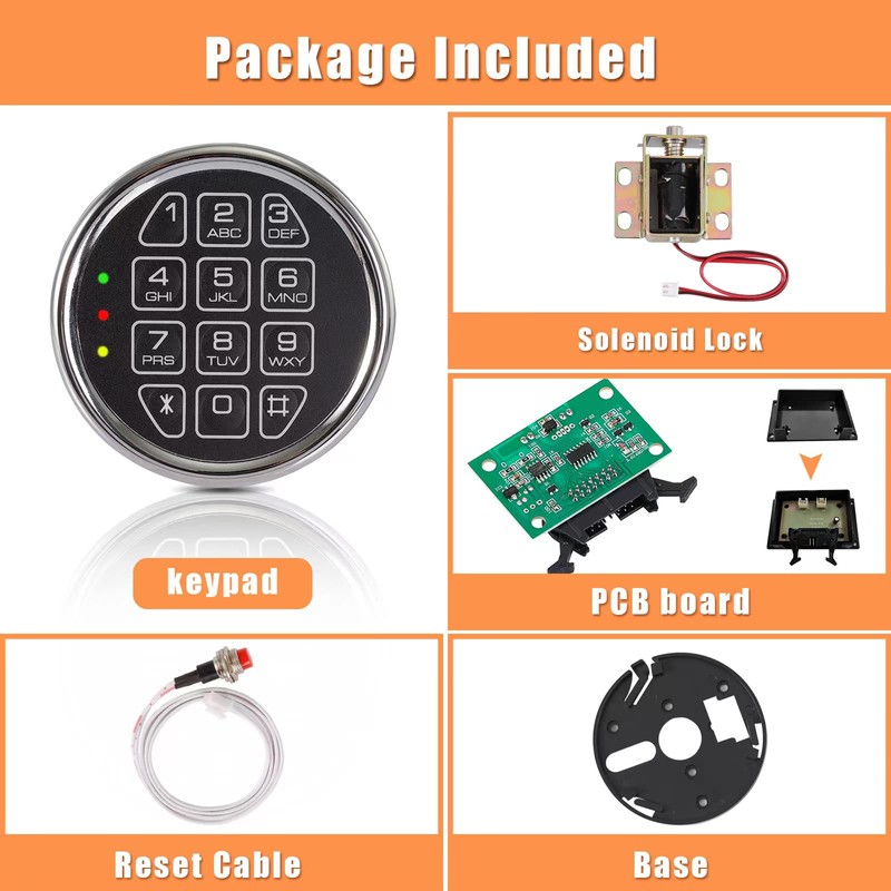 HOMEYUER Replacement Fireproof keypad (HYR-keypad-01)