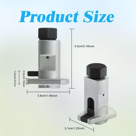 Amazleer Hydraulic Shock Absorber Removal Tool Strut Spreader Tool Suspension Strut Split Spreader (Hydraulic shock absorber removal tool, casual, Aluminium, 1, One Size, Strut Spreader Tool)