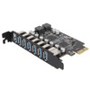 7 Port PCIE Expansion Card 7 Ports USB 3.2 GEN1