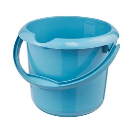 keeeper Mika Eco Line 5L Bucket with Spout, Integrated Measuring Scale and Ergonomic Handle, Eco Sky Blue