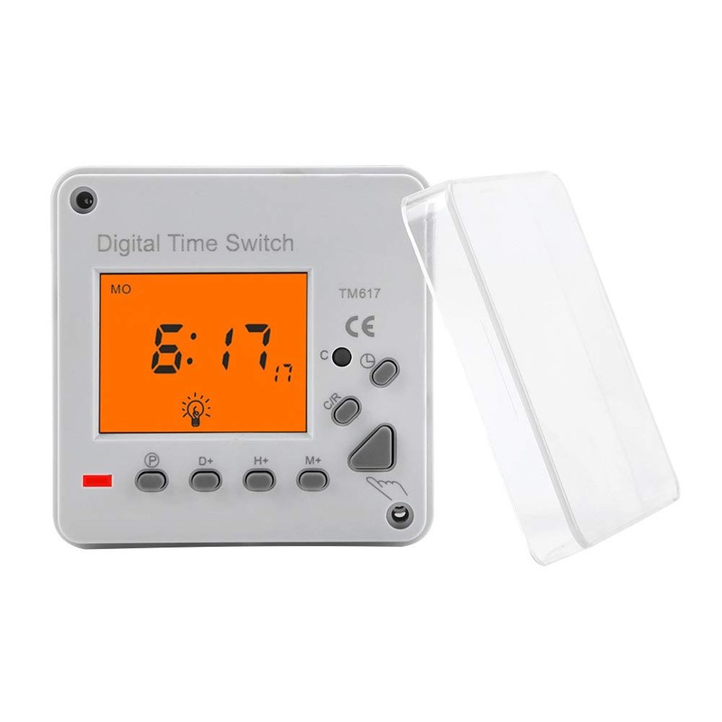 220 V Timer, 7 Days 168 Hours Programmable Digital Timer,