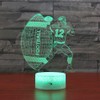 SUPERHONGJIHAO Night Light for Children, 3D Rugby LED Lamp with