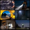 Amkulop LED Pocket EDC Flashlight, Compact Bright Handheld Flash Lights,
