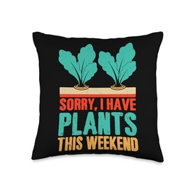 Urban gardening tee for Horticulturists Hydroponics Indoor Gardening Horticulture Throw Pillow, 16x16, Multicolor