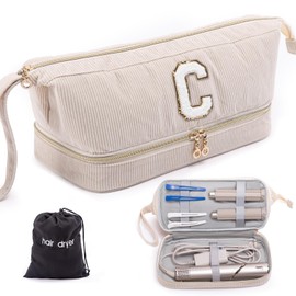 ELCUPA - Bolsa de viaje para herramientas de pelo compatible con Shark Flexstyle, funda de transporte portátil para secador de pelo, impermeable, a prueba de polvo, organizador de viaje para rizador