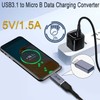 QIANRENON 10Gbps USB A Female to USB 3.0 Micro B