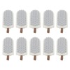 10PCS Silicone Massager Brush Exfoliation Dandruff Removal Ergonomic Hair Scalp