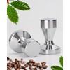 58mm Stainless Steel Espresso Tamper, Flat Base Coffee Tamper, Tamper