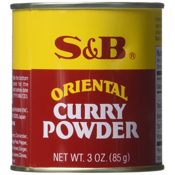 S&B Curry Powder, Oriental, 3 oz (85 g) (Pack of 2)