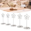 20PCS Desk Memo Clips Table Number Holder Star Shape Metal