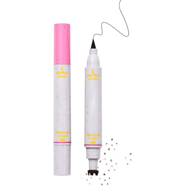 SHEBEEDO Eyeliner Freckle Pen, 2-in-1 Freckle Stamp and Brown Liquid