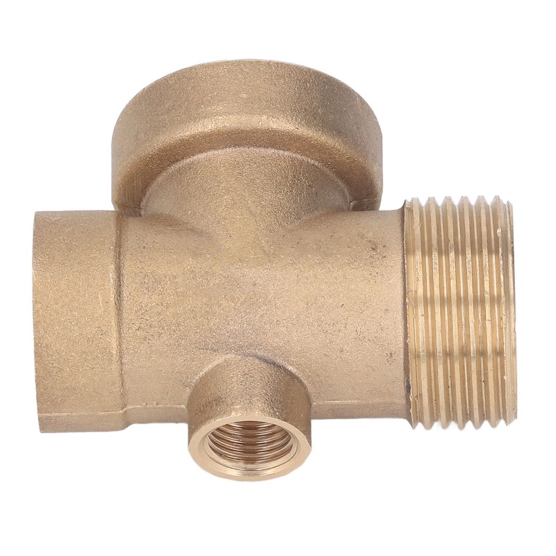 4 Ways Water Hose Splitter Brass G1in Pipe Adapter Connector