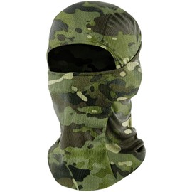 fuinloth Balaclava Ski Mask, Motorcycle Cycling Face Mask Skiing Running for Men/Women Forest Camo