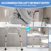 TABEKE Tub Transfer Bench for Bathtub, Tool Free Assembly Shower
