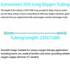 Oxygen Tubing (3 Packs), 25Ft Green Crush and Kink Resistant