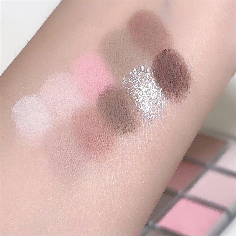 Erinde 10 Colors Eyeshadow Palette Makeup - Matte Shimmer Glitter