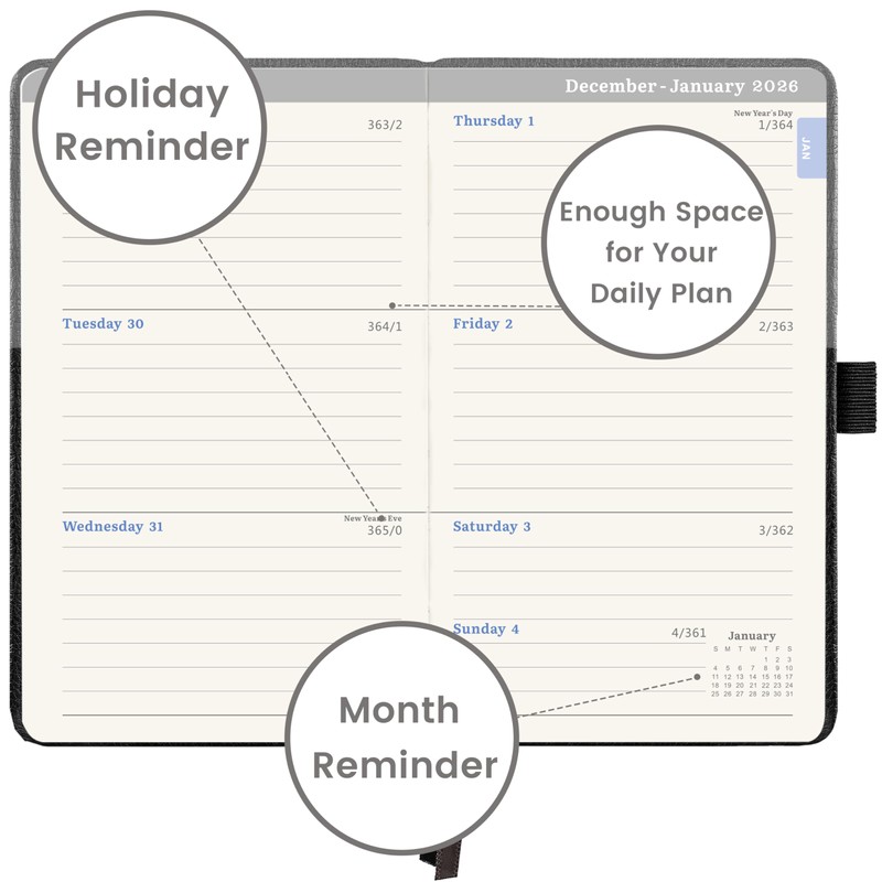 2026 Pocket Calendar - 2026 Pocket Planner from January 2026