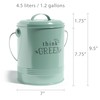 Barnyard Designs Compost Bin for Kitchen Counter - 1.2 Gallon