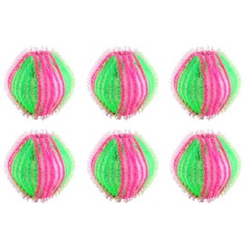 6 Pieces Pet Hair Remover Washing Machine Lint Balls Lint Catcher Washing Machine Reusable Hair Catcher Lint Ball for Reusable Hair Catcher Washing Machine for Removes Pet Hair