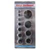 Ett Aluminium Rotary Knob, Set of 11, Black, 6 mm,