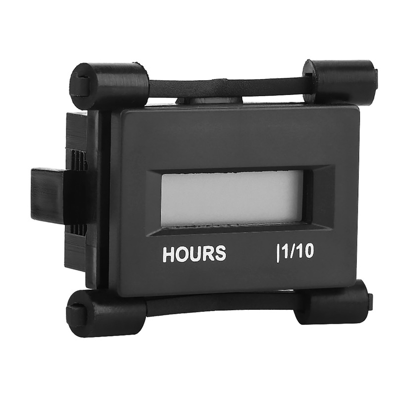 4.5-60V AC/DC Digital Hour Meter Gauge for Marine Boat Engine