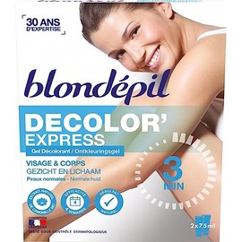 BLONDEPIL Decolor'Express Facial and Body Bleaching Gel Normal Skin, 150 ml