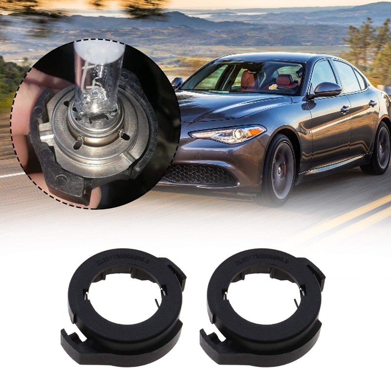 Create idea 2 x HID H7 LED Lamp Socket Adapter