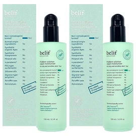 Belief Problem Solution Vegan Moisturizer 100ml x 2 Trouble Lotion / 빌리프 프라블럼 솔루션 비건 모이스춰라이저 100ml x 2개 트러블로션