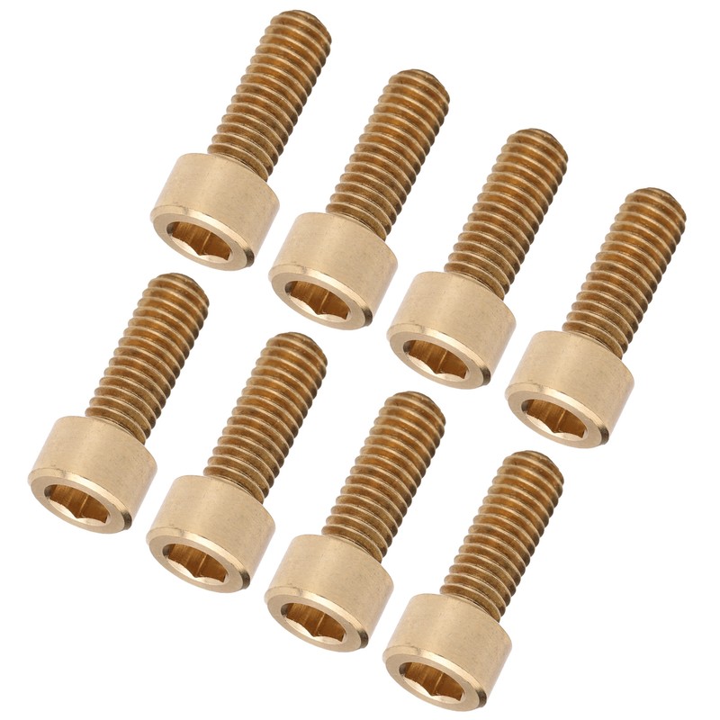 50Pcs Cap Hex Socket Screw Copper Fastener Hardware Tools Industrial