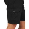 Lee Men's Extreme Motion Swope Cargo Short, Black, 38