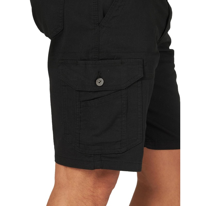 Lee Men's Extreme Motion Swope Cargo Short, Black, 38