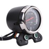 Universal Motorcycle Dual Odometer Speedometer Speedo Meter Gear Digital Display