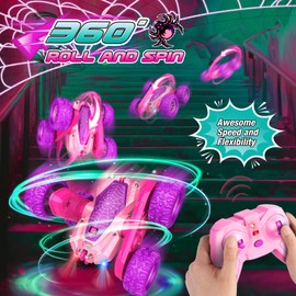 Dreamlandia Gift Girls 3-10 Years, 2.4 GHz 4WD Remote Controlled Car 3-8 Years RC Car, Outdoor Toy Christmas Gifts for Children and Girls