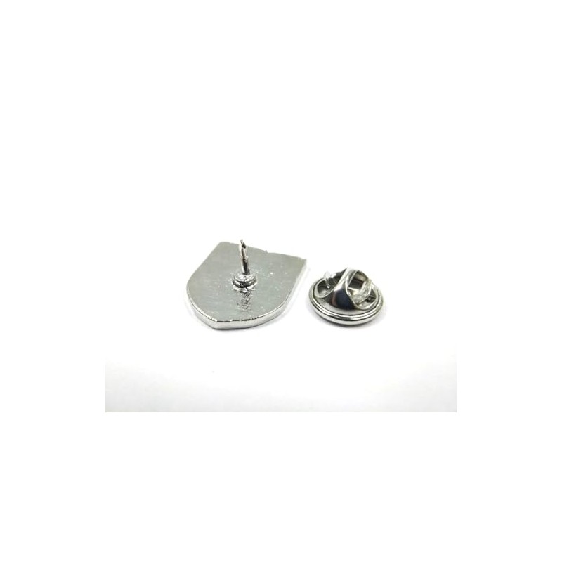 [F NODE] Italian Flag Color Pin Badge Shield Shape 0.7